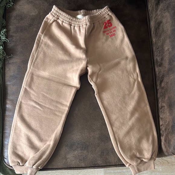 Kids Tan Jogger Pants